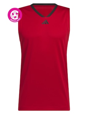 Playera deportiva para básquetbol Adidas de hombre
