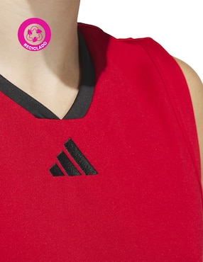 Playera deportiva para básquetbol Adidas de hombre