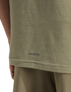 Playera deportiva para entrenamiento Adidas de hombre