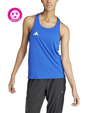 Playera deportiva para correr Adidas de mujer