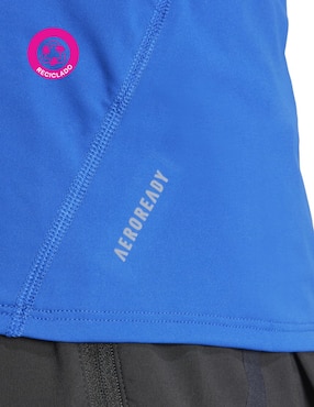 Playera deportiva para correr Adidas de mujer
