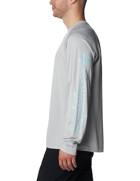 Playera deportiva para pesca Columbia de hombre