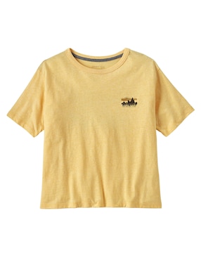 Playera deportiva outdoor Patagonia 73 Skyline Easy Cut Responsibili de mujer