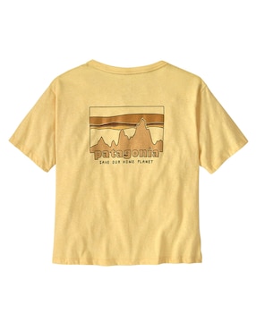 Playera deportiva outdoor Patagonia 73 Skyline Easy Cut Responsibili de mujer