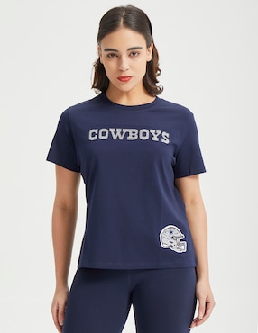 Playera Deportiva Pro Standard Dallas Cowboys Para Mujer