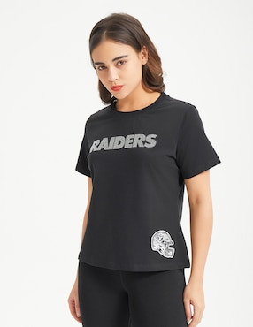 Playera Deportiva Pro Standard Las Vegas Raiders Para Mujer