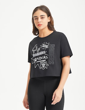 Playera Deportiva Pro Standard Las Vegas Raiders Para Mujer