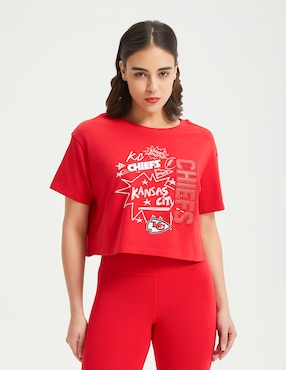 Playera Deportiva Pro Standard Kansas City Chiefs Para Mujer