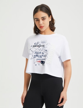 Playera Deportiva Pro Standard New England Patriots Para Mujer