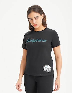 Playera Deportiva Pro Standard Miami Dolphins Para Mujer