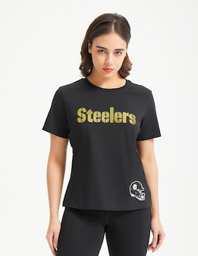 Playera Deportiva Pro Standard Pittsburgh Steelers Para Mujer