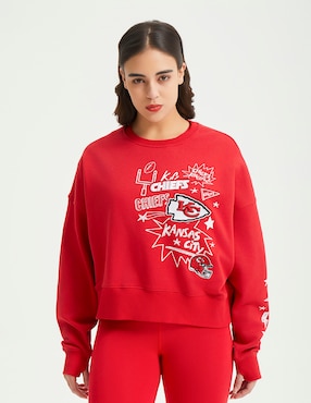 Sudadera Pro Standard Kansas City Chiefs Para Mujer