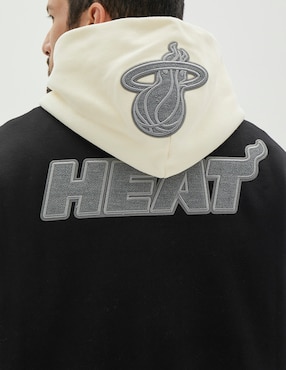Sudadera Pro Standard con capucha y bolsa Miami Heats para hombre