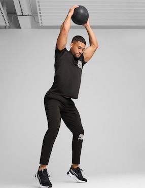 Pantalón deportivo Puma estampado liso para hombre