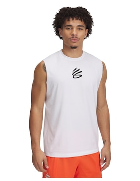 Playera deportiva para básquetbol Under Armour de hombre