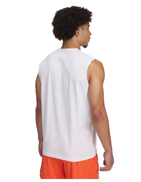 Playera deportiva para básquetbol Under Armour de hombre