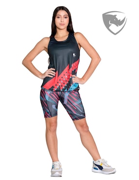 Short con bolsa Rhinomax para entrenamiento mujer