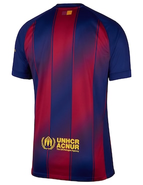Jersey de Fútbol Club Barcelona local de Lionel Messi manga corta Nike jugador para hombre