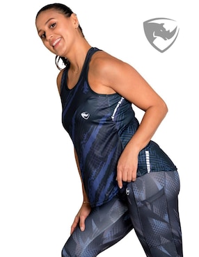 Tank top para crossfit Rhinomax de mujer
