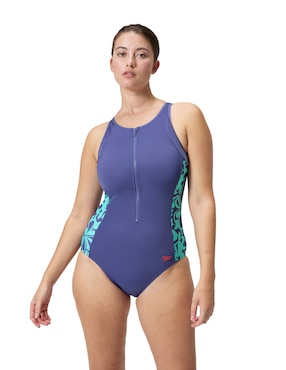 Traje de baño completo deportivo Speedo para mujer