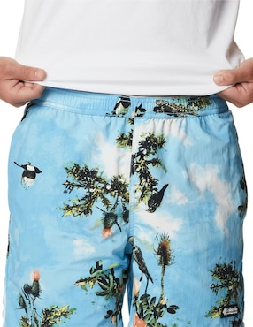 Short efecto doble prenda Columbia para casual hombre