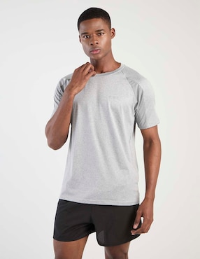 Playera deportiva para correr X10 de hombre