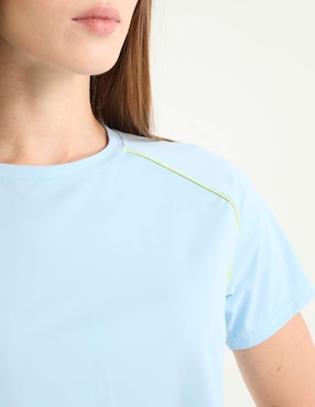 Playera deportiva para entrenamiento X10 de mujer