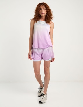 Short con malla X10 para correr mujer