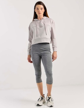 Sudadera X10 con capucha y bolsa para mujer