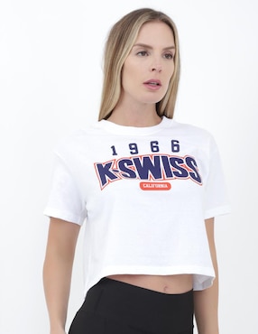 Playera deportiva para entrenamiento K-Swiss de mujer
