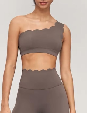 Conjunto deportivo ajustado Oleeve con elástico para mujer