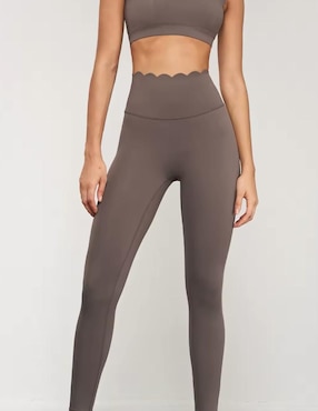 Conjunto deportivo ajustado Oleeve con elástico para mujer