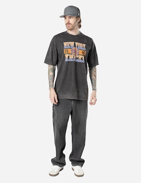 Playera deportiva para básquetbol New Era New York Knicks unisex
