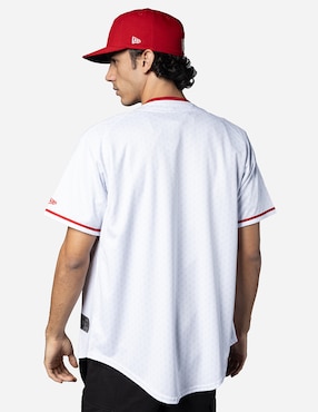 Jersey de Diablos Rojos del México local manga corta New Era para hombre