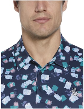 Playera tipo polo golf Original Penguin para hombre