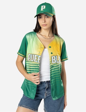 Jersey de Pericos de Puebla visitante New Era para mujer