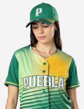 Jersey de Pericos de Puebla visitante New Era para mujer
