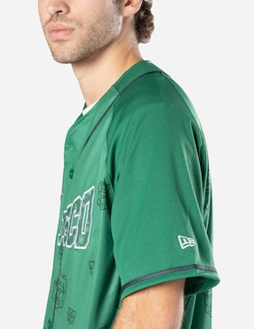 Jersey de  Olmecas de Tabasco visitante manga corta New Era  para hombre