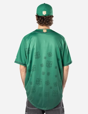 Jersey de  Olmecas de Tabasco visitante manga corta New Era  para hombre