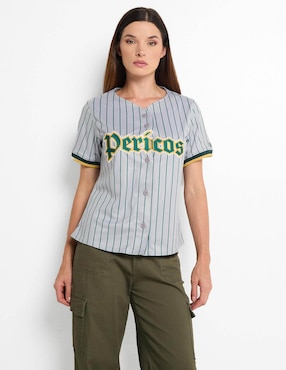 Jersey de Pericos de Puebla tercer equipo manga corta New Era para mujer