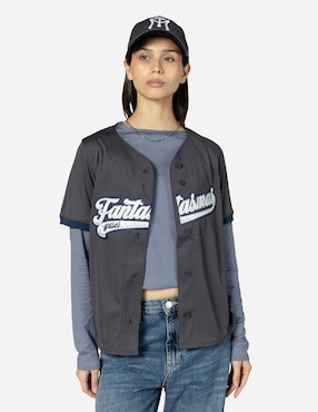 Jersey de Sultanes de Monterrey cuarto equipo manga corta New Era para mujer