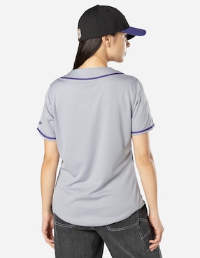 Jersey de Conspiradores de Querétaro visitante manga corta New Era para mujer