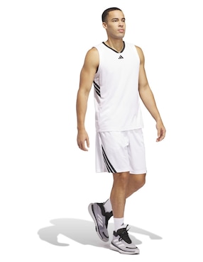 Playera deportiva para básquetbol Adidas de hombre