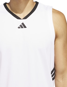 Playera deportiva para básquetbol Adidas de hombre