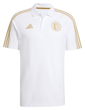 Playera tipo polo fútbol Adidas para hombre