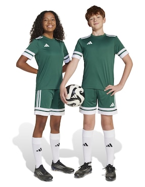 Short con bolsillos Adidas para fútbol unisex