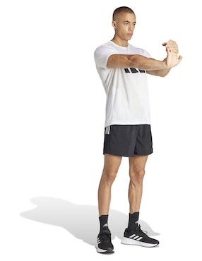 Playera deportiva para correr Adidas de hombre