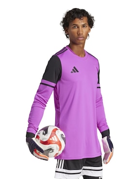 Playera deportiva para fútbol Adidas de hombre