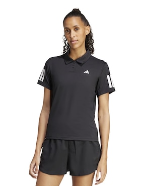 Playera tipo polo tennis Adidas para mujer
