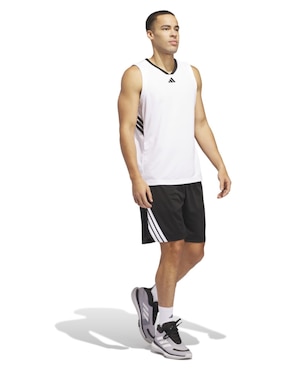 Short con bolsillos Adidas para básquetbol hombre
